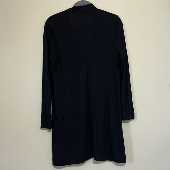 Ann Taylor Black Open Front Cardigan Sz M - Picture 5 of 6
